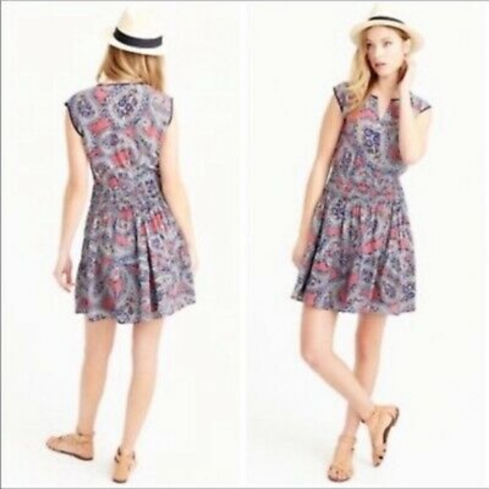 J Crew Size 10 Silk Dress